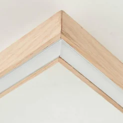 Plafonnier Brilliant Delgrosso LED Bois clair, 1 lumière