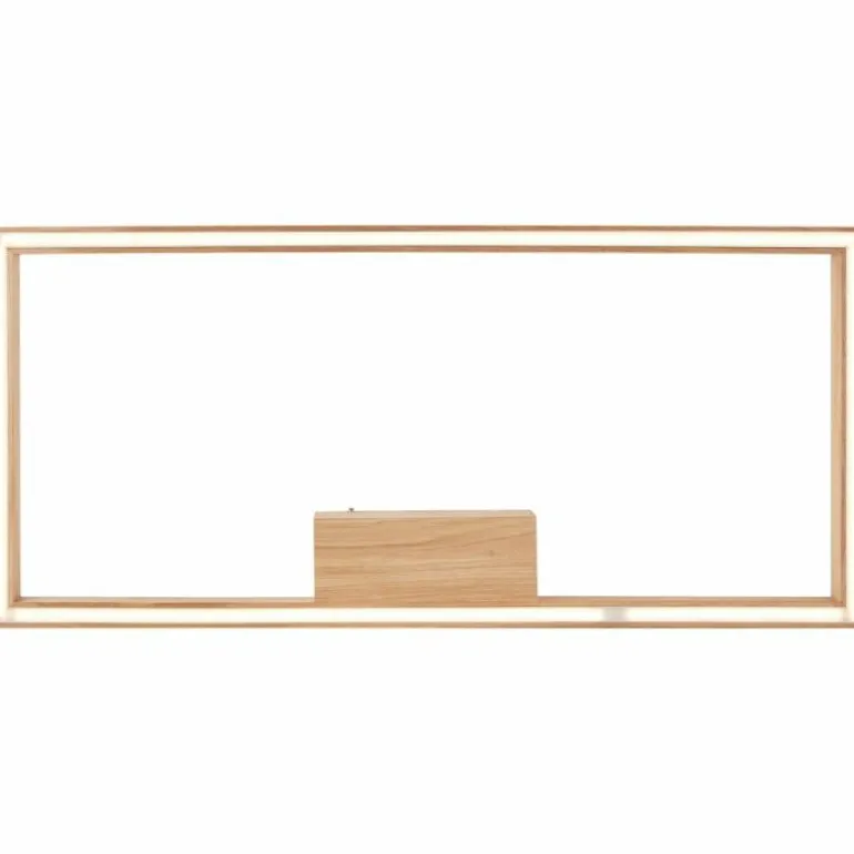 Plafonnier Brilliant Delgrosso LED Bois clair, 1 lumière