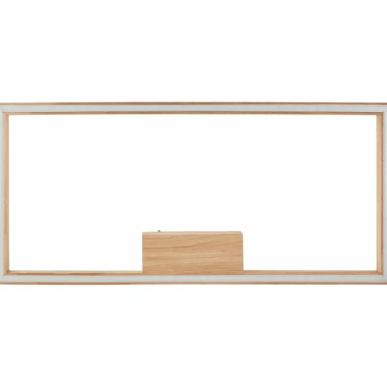 Plafonnier Brilliant Delgrosso LED Bois clair, 1 lumière