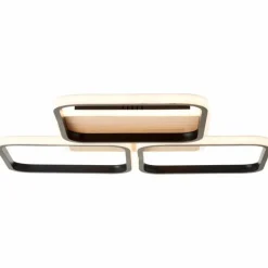 Plafonnier Brilliant Dennet LED Brun, Noir, 1 lumière