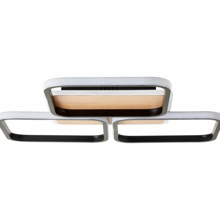 Plafonnier Brilliant Dennet LED Brun, Noir, 1 lumière