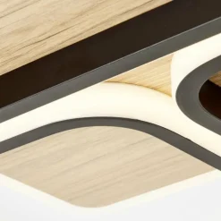 Plafonnier Brilliant Dennet LED Brun, Noir, 1 lumière