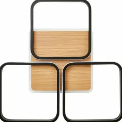 Plafonnier Brilliant Dennet LED Brun, Noir, 1 lumière