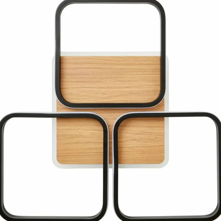 Plafonnier Brilliant Dennet LED Brun, Noir, 1 lumière