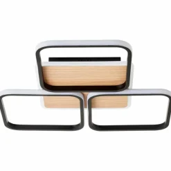 Plafonnier Brilliant Dennet LED Brun, Noir, 1 lumière