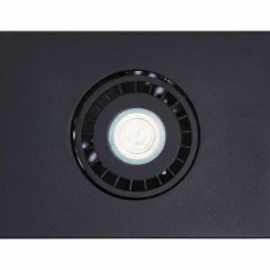 Plafonnier Brilliant Doro LED Noir, 1 lumière