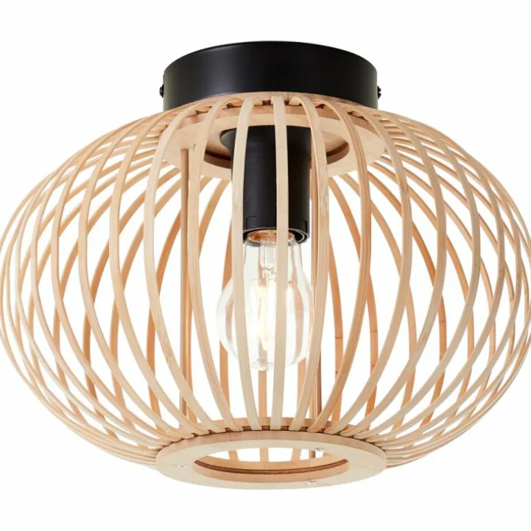 Plafonnier Brilliant Enca Noir, 1 lumière