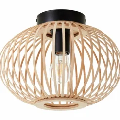 Plafonnier Brilliant Enca Noir, 1 lumière