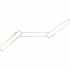 Plafonnier Brilliant Entrance LED Aluminium, Blanc, 1 lumière