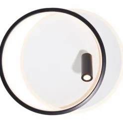 Plafonnier Brilliant Eunomia LED Noir, Blanc, 1 lumière