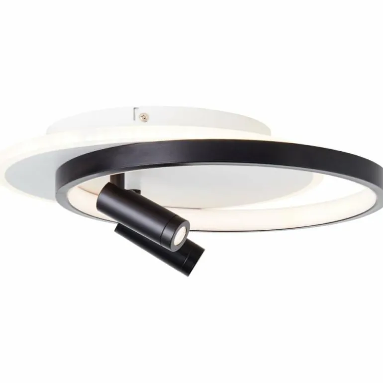Plafonnier Brilliant Eunomia LED Noir, Blanc, 1 lumière