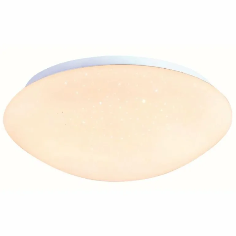 Plafonnier Brilliant Fakir Blanc, 1 lumière, Changeur de couleurs