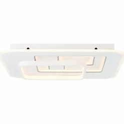 Plafonnier Brilliant Furtado LED Noir, Blanc, 1 lumière, Télécommandes