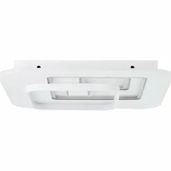 Plafonnier Brilliant Furtado LED Noir, Blanc, 1 lumière, Télécommandes