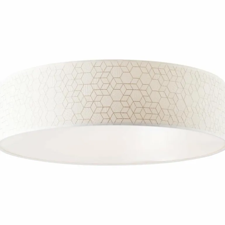 Plafonnier Brilliant Galance Blanc, 4 lumières