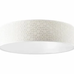 Plafonnier Brilliant Galance Blanc, 4 lumières