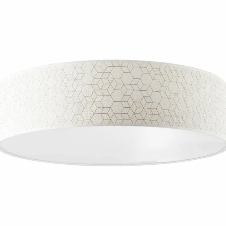 Plafonnier Brilliant Galance Blanc, 4 lumières