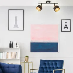 Plafonnier Brilliant Grove Noir, 2 lumières