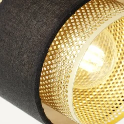 Plafonnier Brilliant Grove Noir, 2 lumières