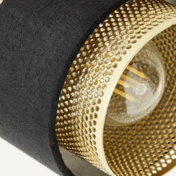 Plafonnier Brilliant Grove Noir, 2 lumières