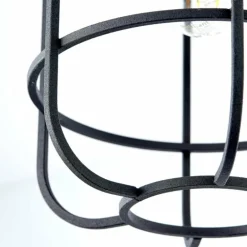 Plafonnier Brilliant Gwen Bois clair, Noir, 1 lumière