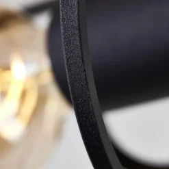 Plafonnier Brilliant Gwen Bois foncé, 2 lumières