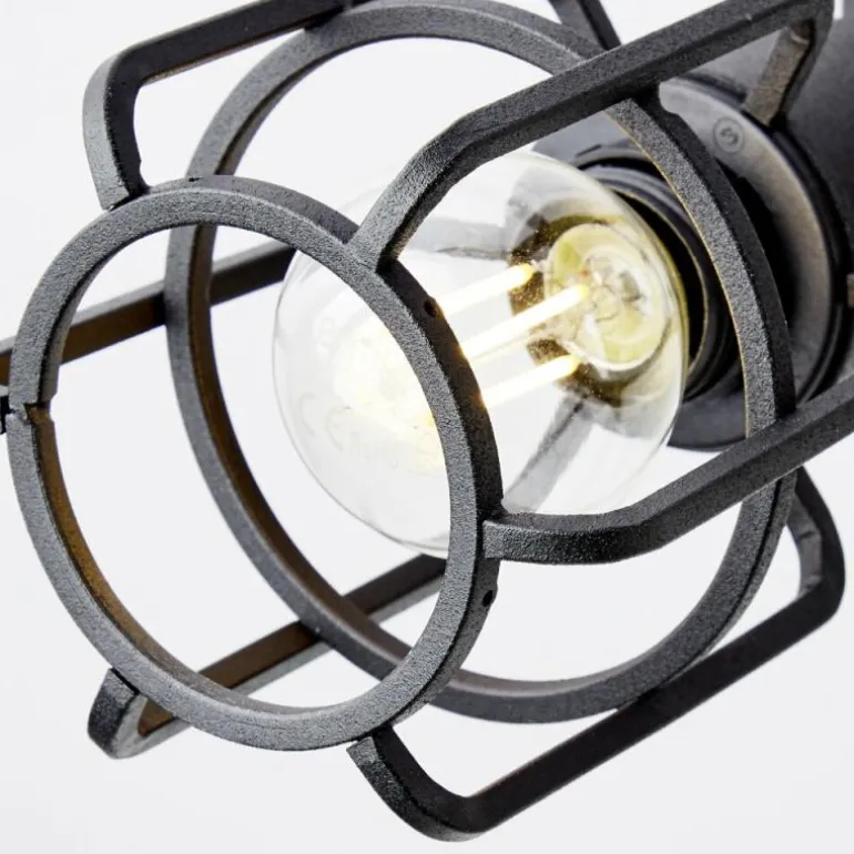 Plafonnier Brilliant Gwen Bois foncé, 3 lumières