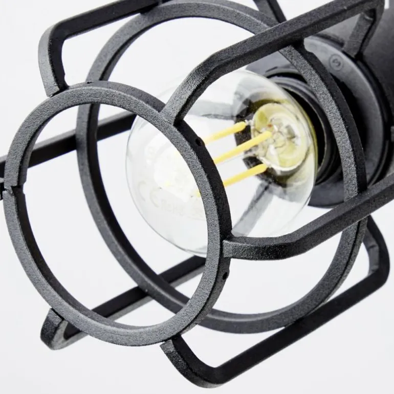 Plafonnier Brilliant Gwen Bois foncé, 3 lumières