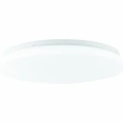 Plafonnier Brilliant Heddy LED Blanc, 1 lumière, Télécommandes, Changeur de couleurs