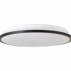 Plafonnier Brilliant Heida LED Noir, Blanc, 1 lumière, Télécommandes, Changeur de couleurs