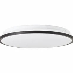 Plafonnier Brilliant Heida LED Noir, Blanc, 1 lumière, Télécommandes, Changeur de couleurs