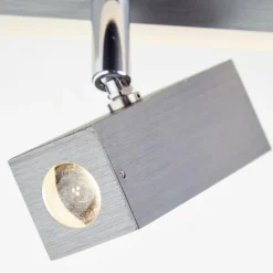 Plafonnier Brilliant Howle LED Aluminium, Noir, 2 lumières