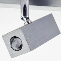 Plafonnier Brilliant Howle LED Aluminium, Noir, 2 lumières