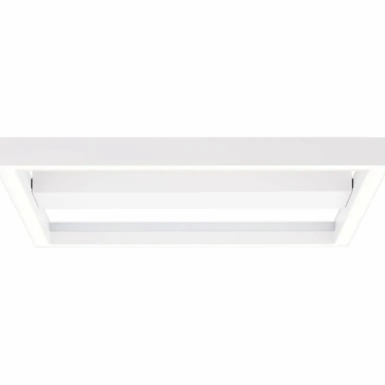 Plafonnier Brilliant Icarus LED Blanc, 1 lumière, Télécommandes, Changeur de couleurs