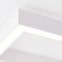 Plafonnier Brilliant Icarus LED Blanc, 1 lumière, Télécommandes, Changeur de couleurs