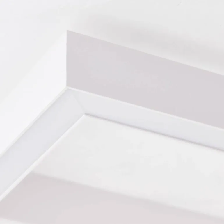 Plafonnier Brilliant Icarus LED Blanc, 1 lumière, Télécommandes, Changeur de couleurs