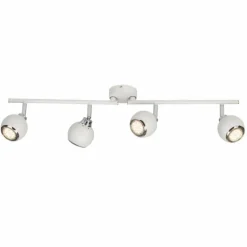 Plafonnier Brilliant Ina LED Blanc, 4 lumières