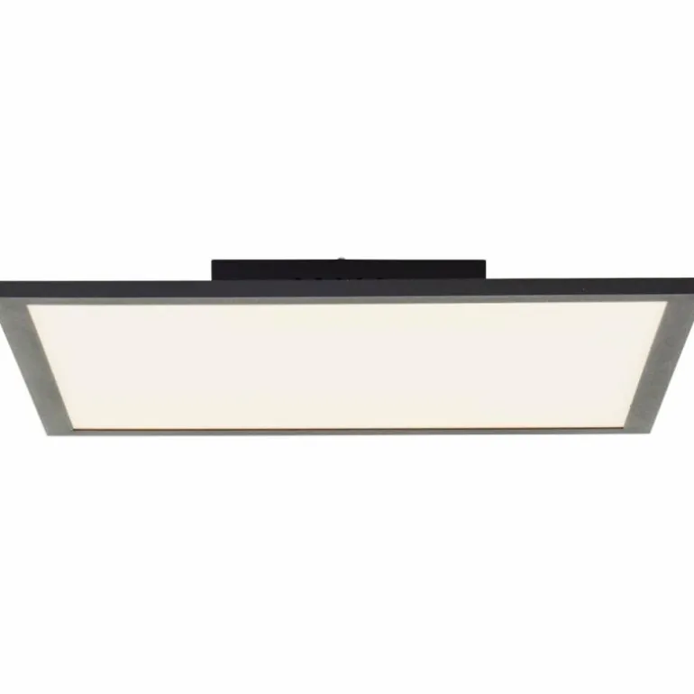 Plafonnier Brilliant Jacinda LED Noir, 1 lumière, Télécommandes