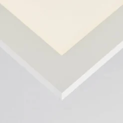 Plafonnier Brilliant Jacinda LED Blanc, 1 lumière, Télécommandes