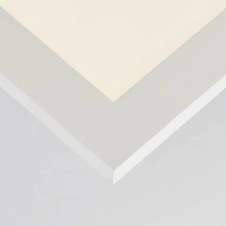 Plafonnier Brilliant Jacinda LED Blanc, 1 lumière, Télécommandes