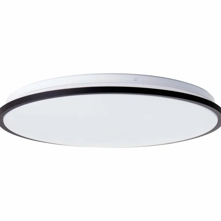 Plafonnier Brilliant Jamil LED Blanc, 1 lumière, Télécommandes, Changeur de couleurs