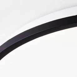 Plafonnier Brilliant Jamil LED Blanc, 1 lumière, Télécommandes, Changeur de couleurs