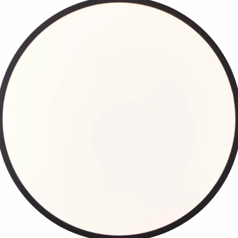 Plafonnier Brilliant Jamil LED Blanc, 1 lumière, Télécommandes, Changeur de couleurs