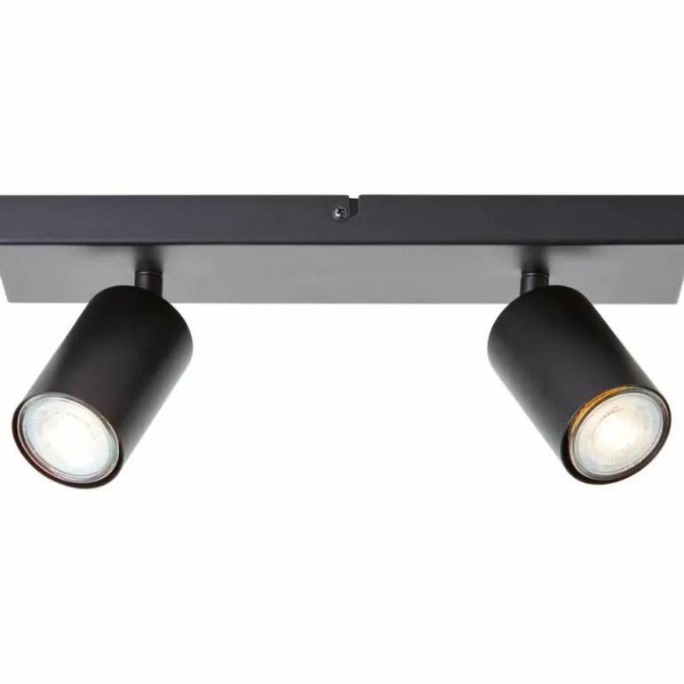 Plafonnier Brilliant Jello LED Noir, 2 lumières