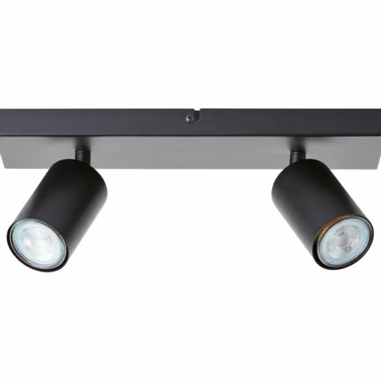 Plafonnier Brilliant Jello LED Noir, 2 lumières