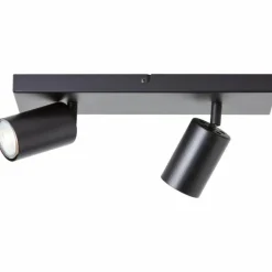 Plafonnier Brilliant Jello LED Noir, 2 lumières