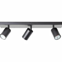 Plafonnier Brilliant Jello LED Noir, 3 lumières