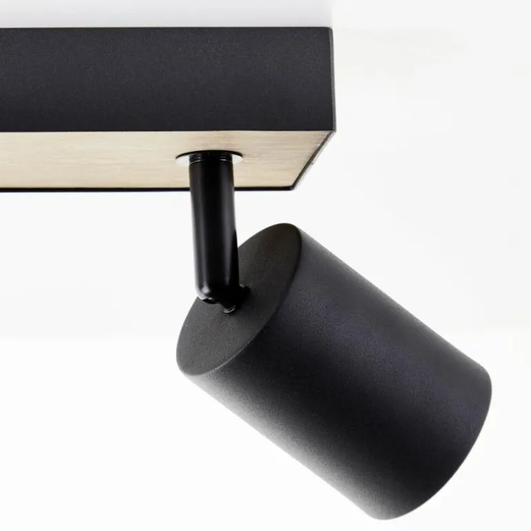 Plafonnier Brilliant Jello Wood Écru, Noir, 3 lumières