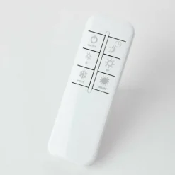 Plafonnier Brilliant Jolene Chrome, 1 lumière, Télécommandes