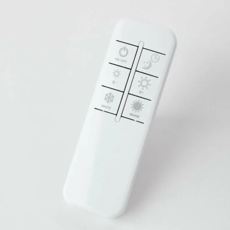 Plafonnier Brilliant Jolene Chrome, 1 lumière, Télécommandes